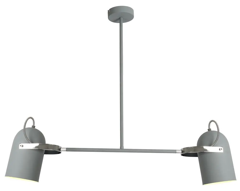 Suspension GRAY — 2×E27, gris