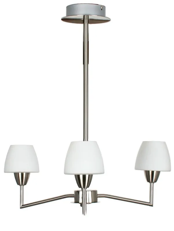 Suspension TOGO — 3×G9, satiné