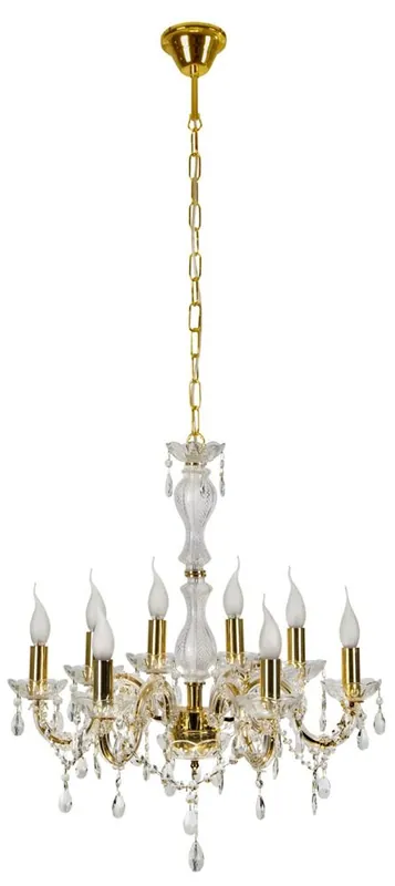 Suspension MARIA TERESA — 8×E14, doré