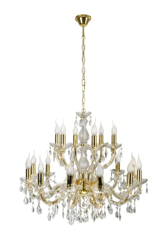 Suspension MARIA TERESA — 18×E14, doré