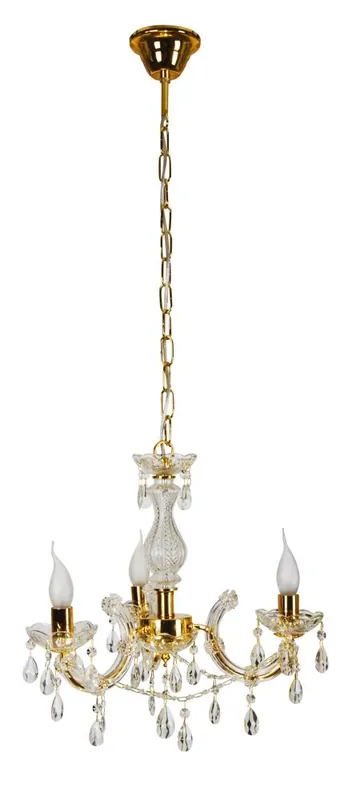 Suspension MARIA TERESA — 3×E14, doré