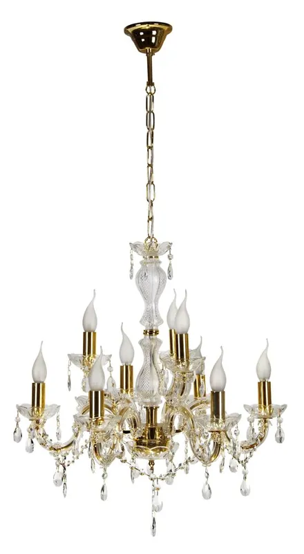 Suspension MARIA TERESA — 9×E14, doré