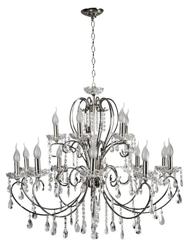 Suspension AURORA 10 — 15×E14, chrome