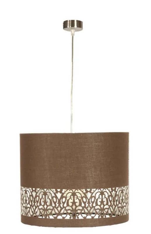 Suspension ARABESCA — 1×E27, marron