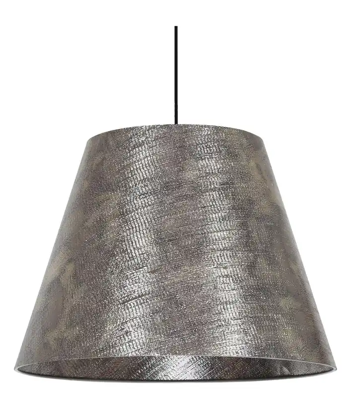 Suspension Poland ATINO 2 — 1×E27, argent gris