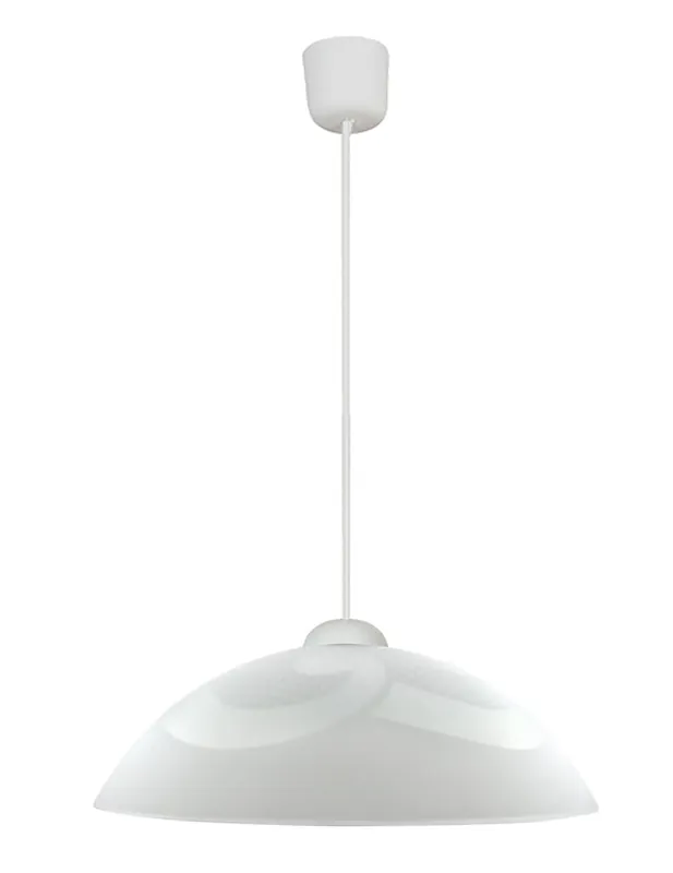 Suspension MONTI 30 — 1×E27, blanc + chrome