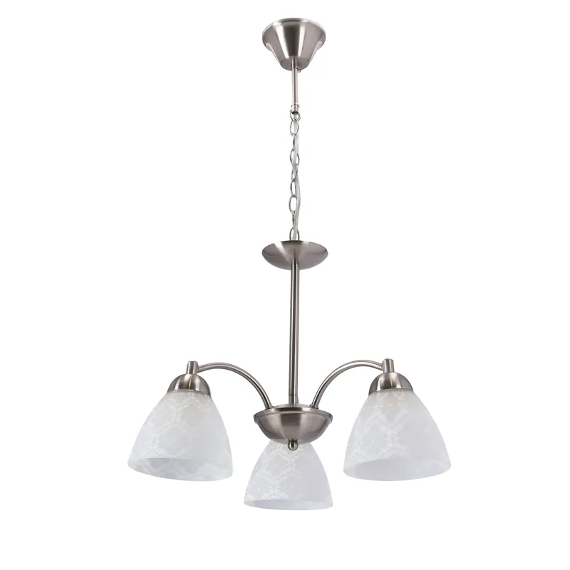 Suspension — 3×E27, nickel mat