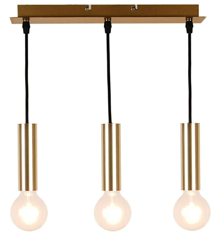 Suspension 3-LIGHT — 3×E27, doré