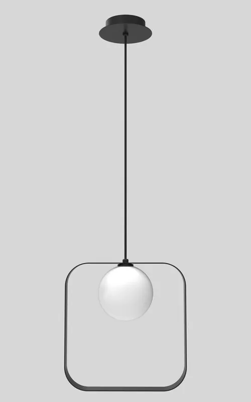Suspension TULA — 1×G9, noir