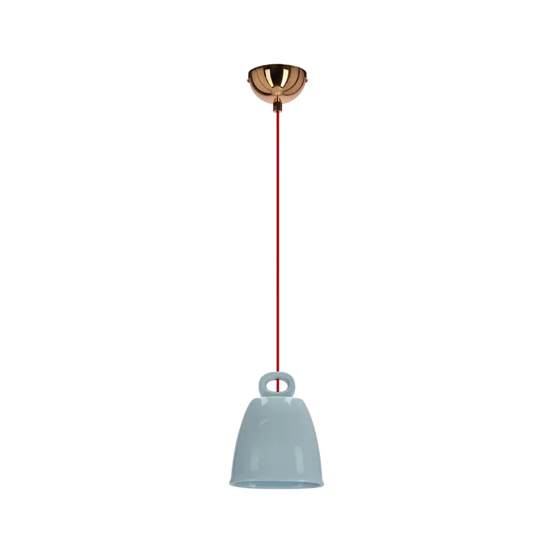 Suspension SEWILLA — 1×E27, bleu