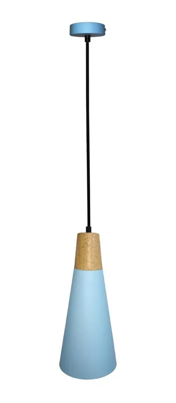 Suspension FARO — 1×E27, bleu