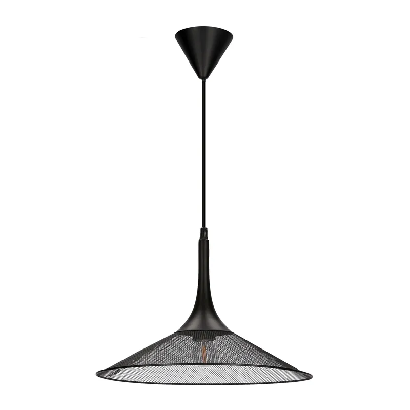 Suspension KIRUNA — 1×E27, noir