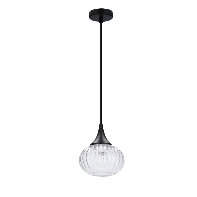 Suspension EXETER — 1×E14, noir