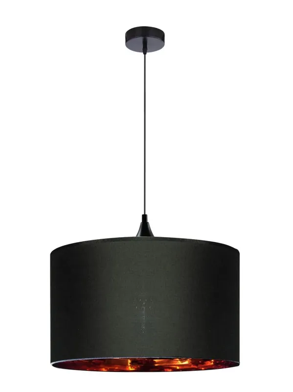 Suspension LONG — 0×E27, noir