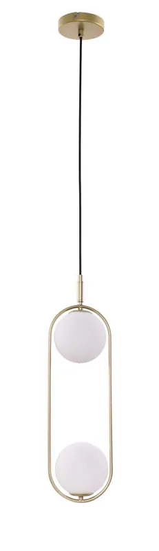 Suspension CORDEL CEILING — 2×G9, laiton