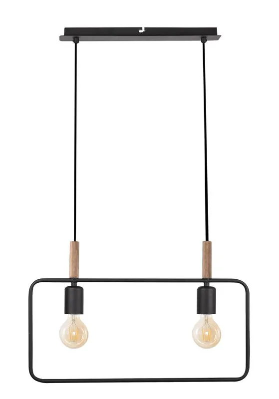 Suspension FRAME — 2×E27, noir