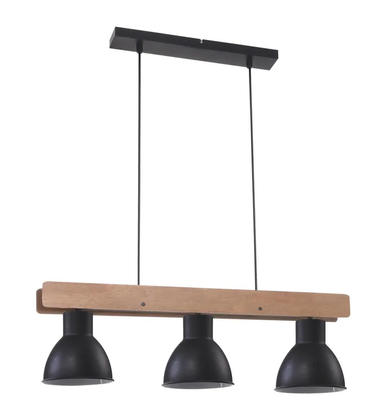 Suspension VARIO — 3×E27, noir