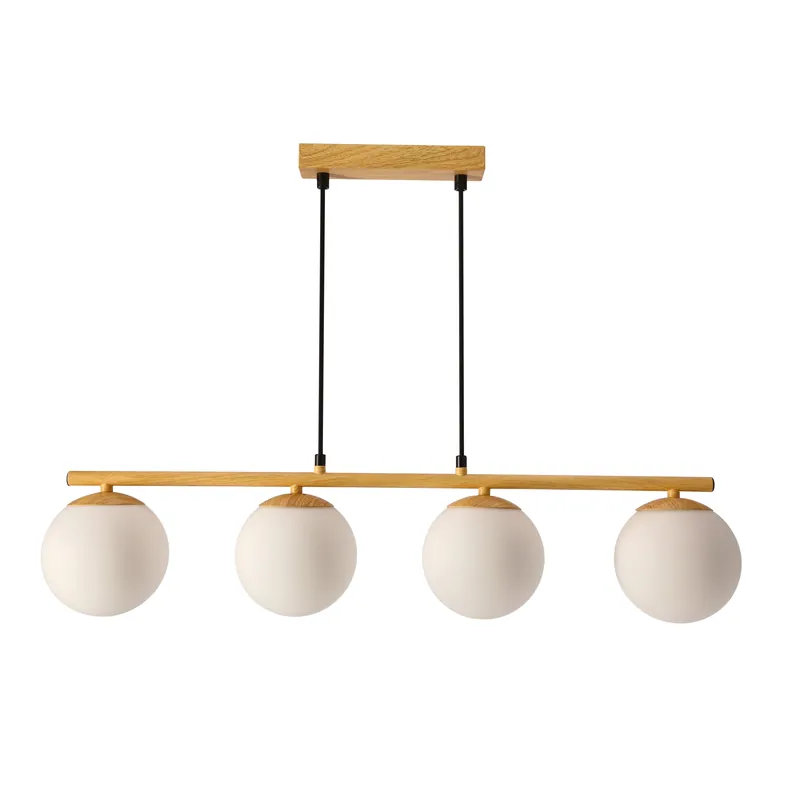 Suspension Carrine ceiling — 4×E14, blanc