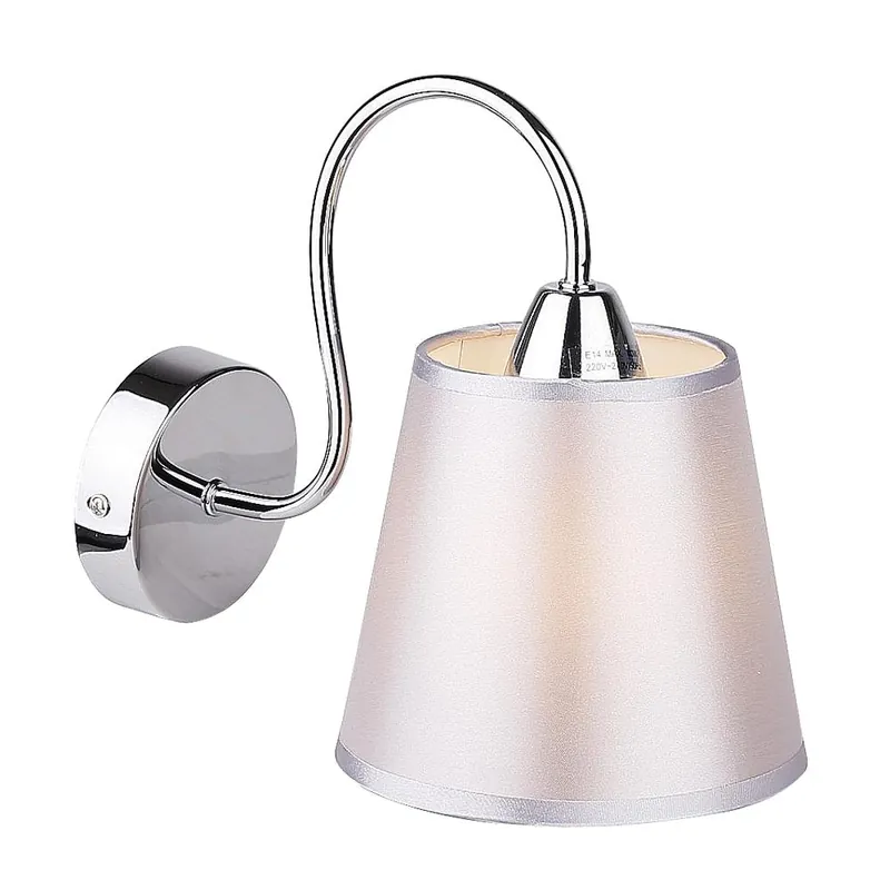 Applique murale LUK — 1×E14, chrome