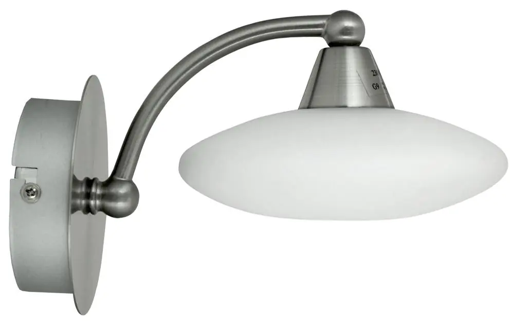 Applique murale ELISA — 1×G9, satiné