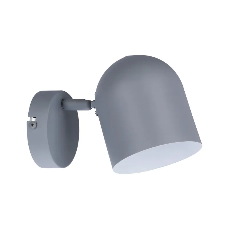 Applique murale AZURO — 1×E27, mat gris