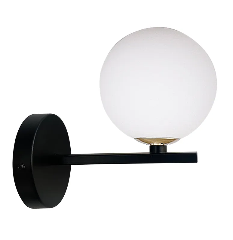 Applique murale KAMA — 1×G9, noir