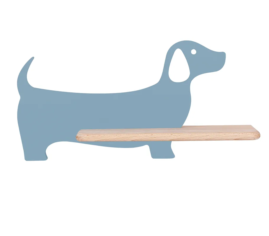 Applique murale DOG — 1× bleu