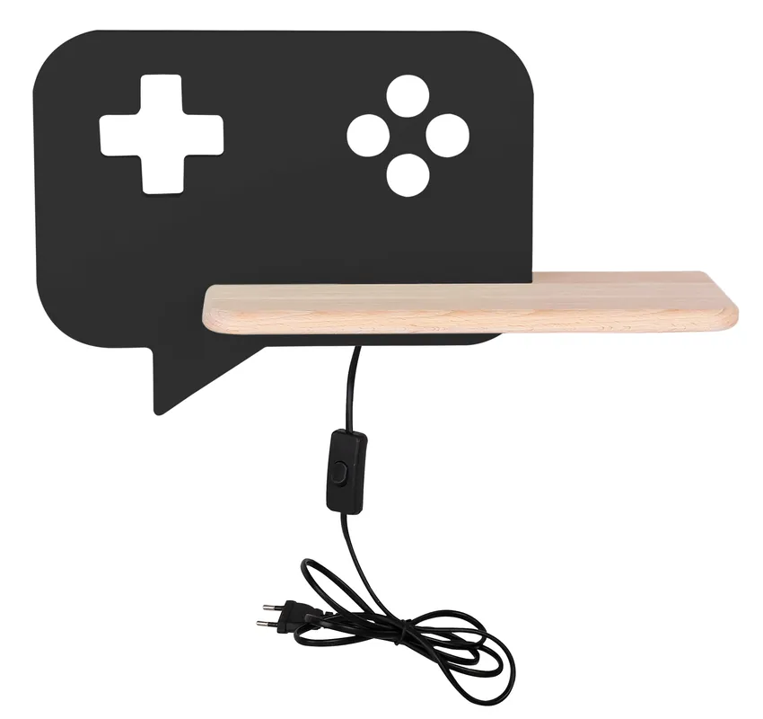 Applique murale CONSOLE — 1× noir