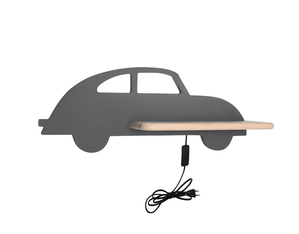 Applique murale CAR — 1×kinkiet ścienny LED, gris