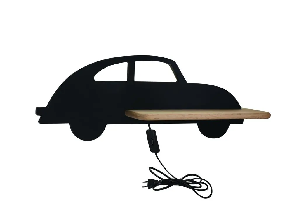 Applique murale CAR — 1×kinkiet ścienny LED, noir