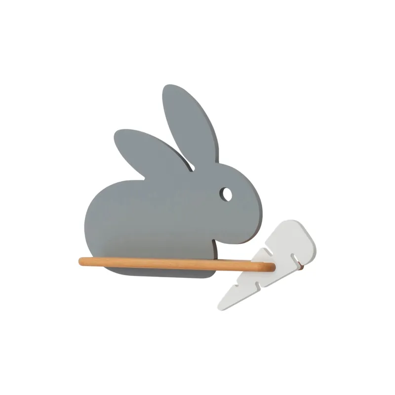 Applique murale RABIT — 1×kinkiet ścienny LED, gris