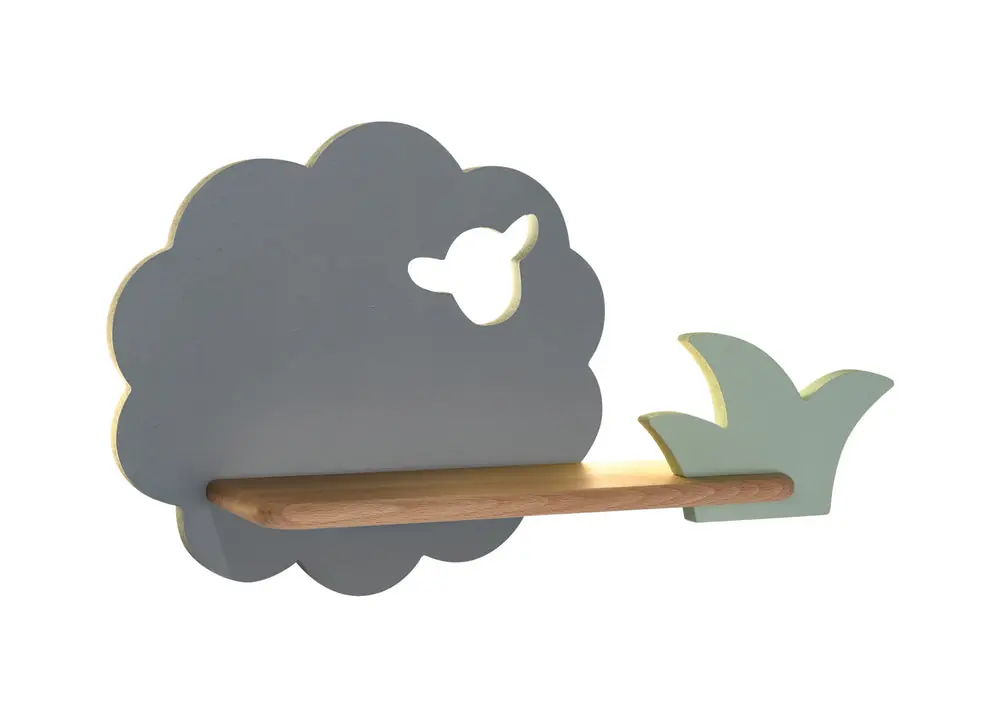 Applique murale SHEEP — 1×kinkiet ścienny LED, gris