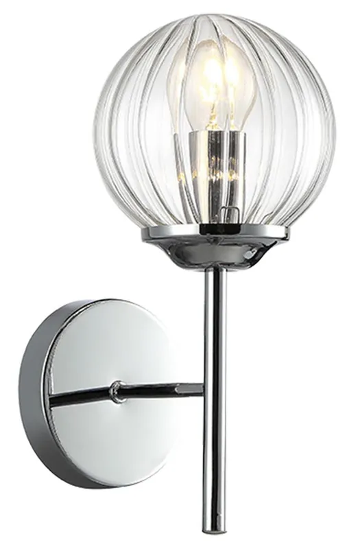Applique murale BEST 2 — 1×E14, chrome