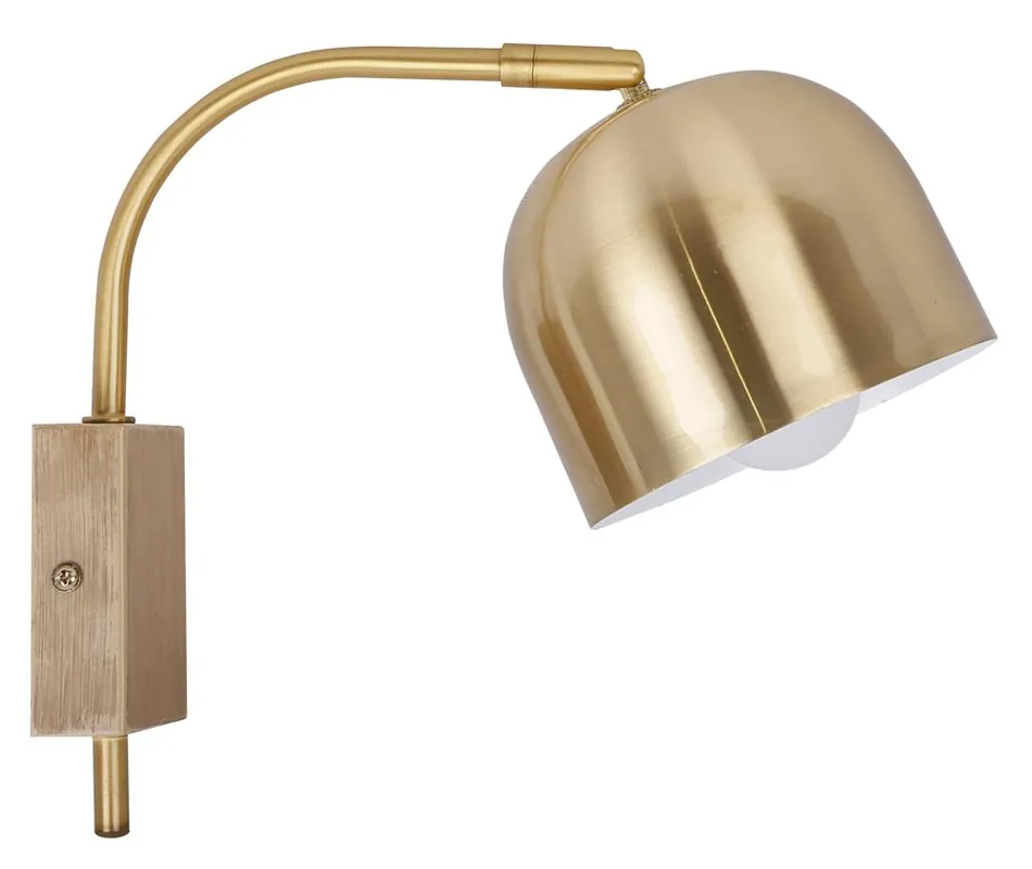 Applique murale Lamp RUPI — 1×E27, antic laiton