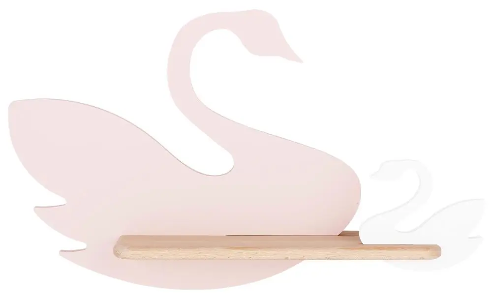 Applique murale SWAN — 1× pink+white