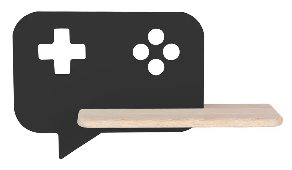 Applique murale CONSOLE — 1× noir