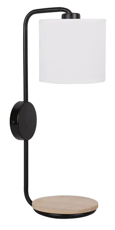 Applique murale Lamp ALPINE — 1×E14, noir