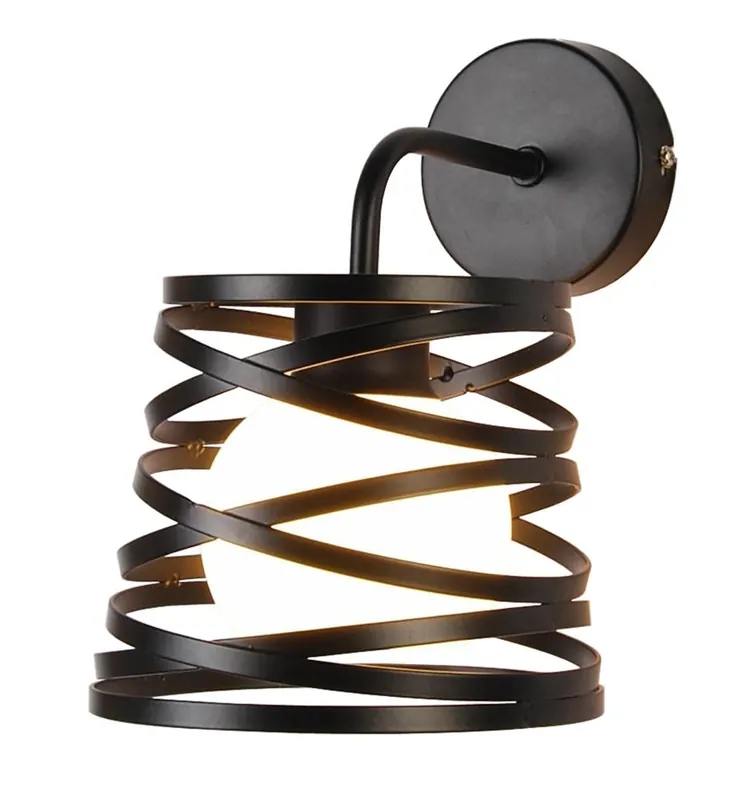 Applique murale WALL LAMP AKITA — 1×G9, noir