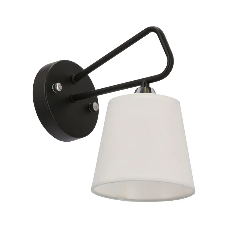 Applique murale WALL LAMP MORLEY — 1×E14, noir