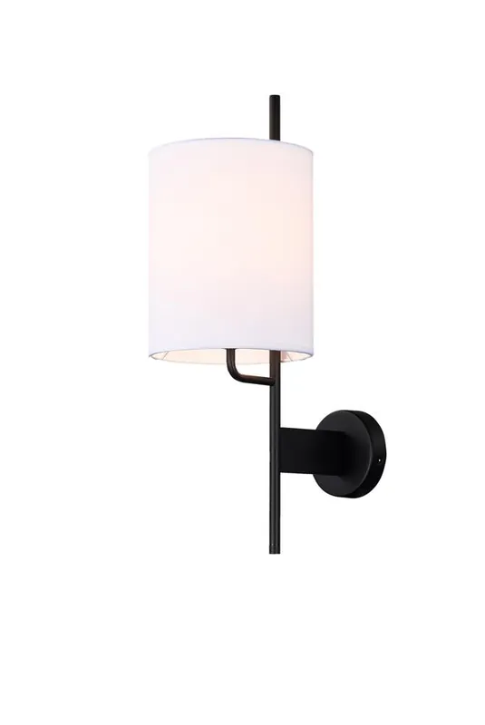 Applique murale SHADED — 1×E27, noir