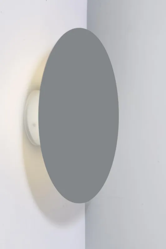 Applique murale WALL LAMP HOLAR Ø150 mm — 1× gris