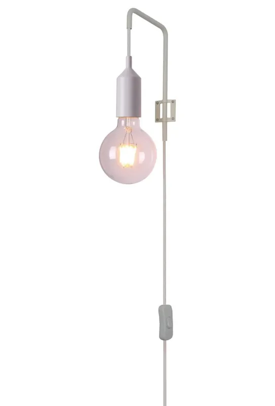 Applique murale WALL LAMP LAREN — 1×E27, blanc