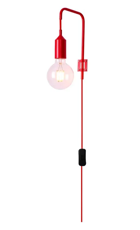 Applique murale WALL LAMP LAREN — 1×E27, red