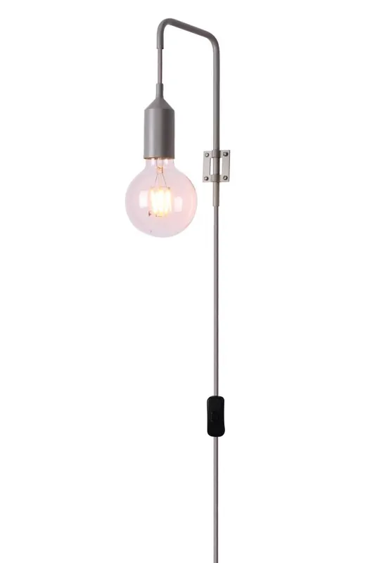 Applique murale WALL LAMP LAREN — 1×E27, gris