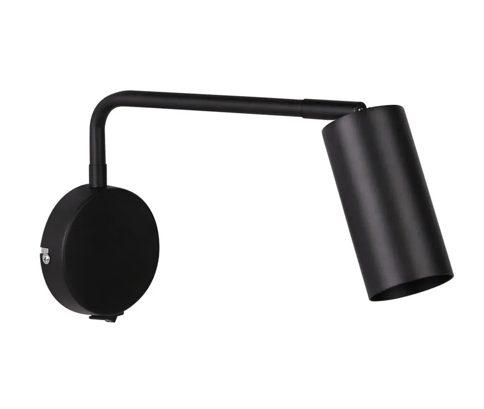 Applique murale TINA — 1×GU10, noir mat