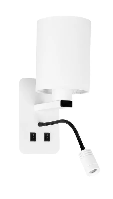 Applique murale MAGNUM 3 — 2×E27, blanc