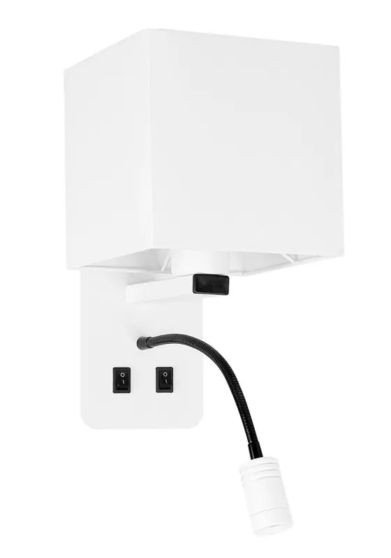 Applique murale MAGNUM 2 — 2×E27, blanc