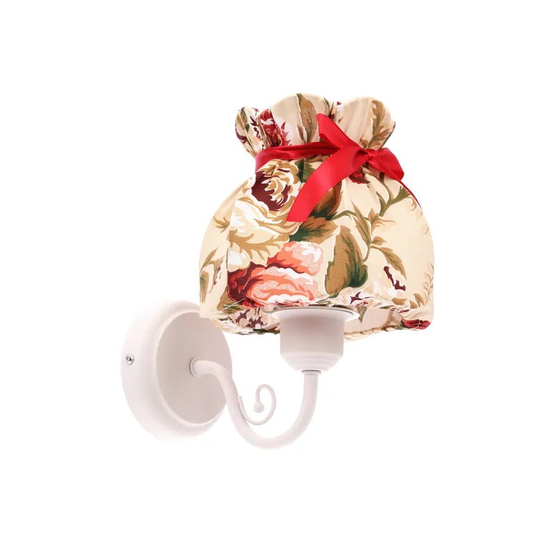 Applique murale ROZANO — 1×E27, blanc and red