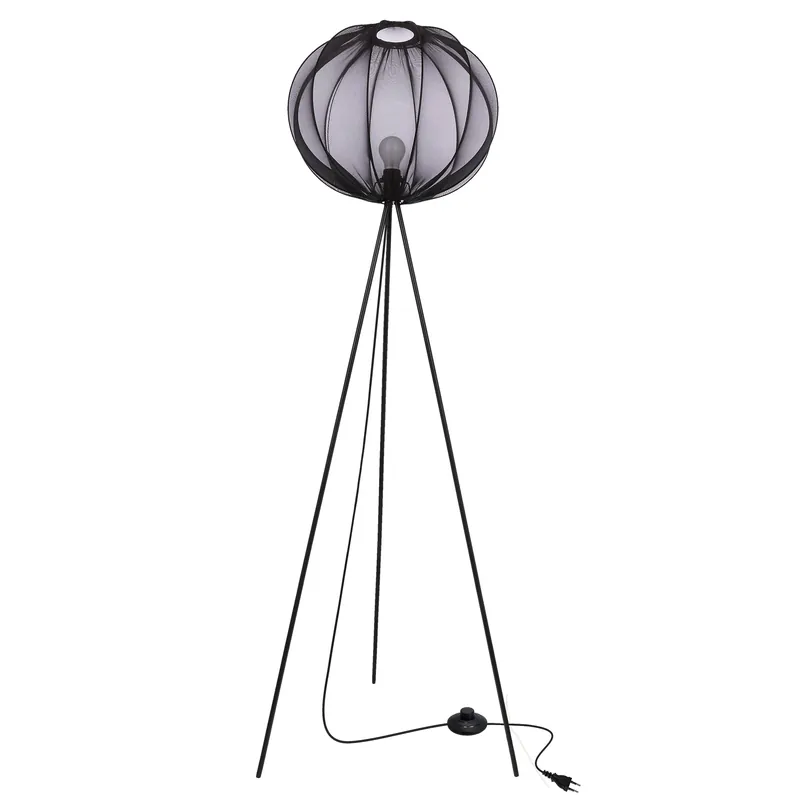 Lampadaire MELLOW — 1×E27, noir