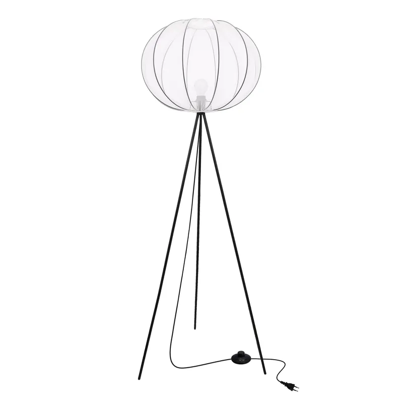 Lampadaire MELLOW — 1×E27, blanc
